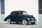 Ford DeLuxe Convertible Coupe Black 1940 года